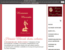 Tablet Screenshot of herminiamarcado.com